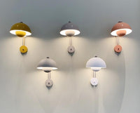 verner panton Round Colorful Metal Wall Lamp Flowerpot Metal LED Wall Lamp VP8 LED light