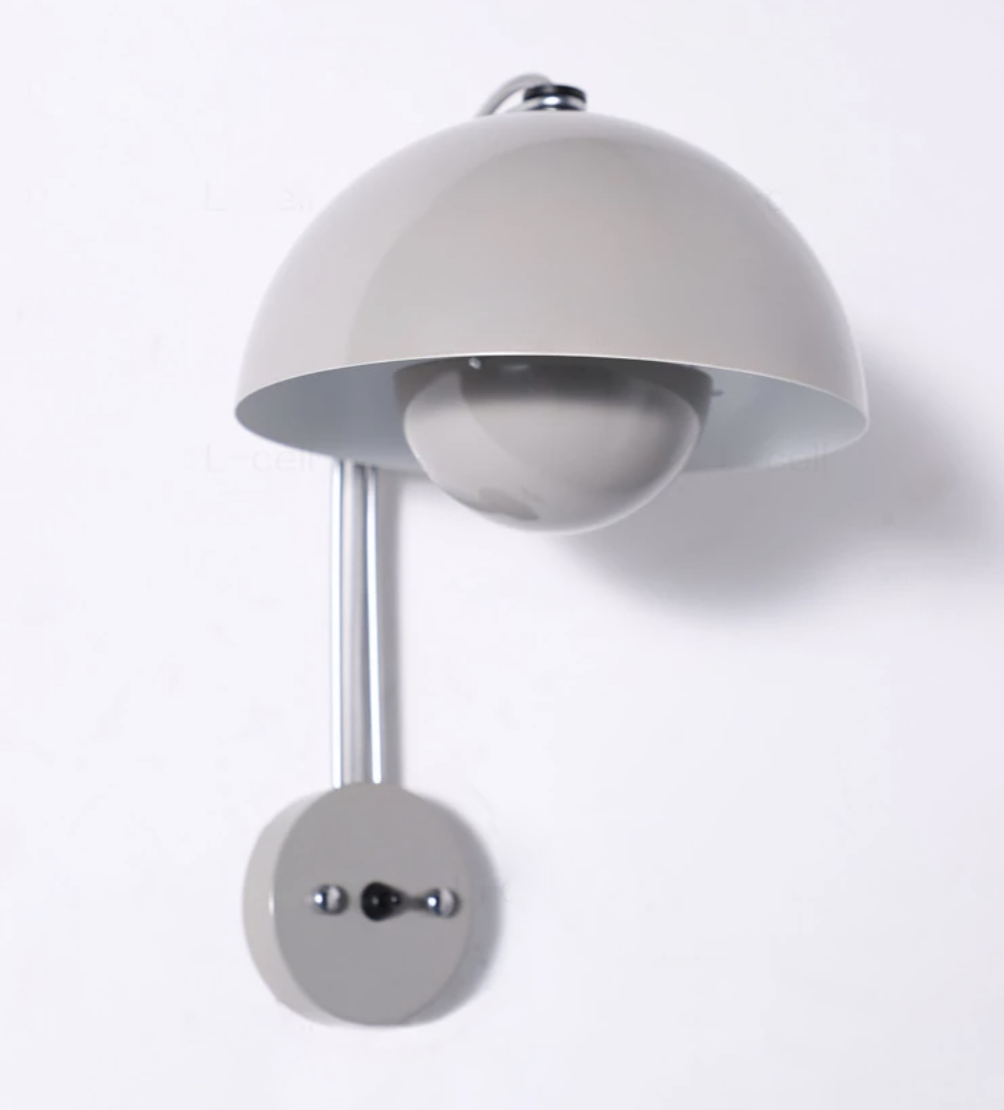 verner panton Round Colorful Metal Wall Lamp vp8