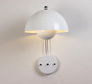 Round white Metal Wall Lamp Flowerpot Metal LED Wall Lamp VP8 LED light