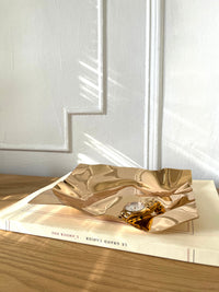 Foil Wrap Whimsical Stainless Steel Tray-Letifly Lights and Decor