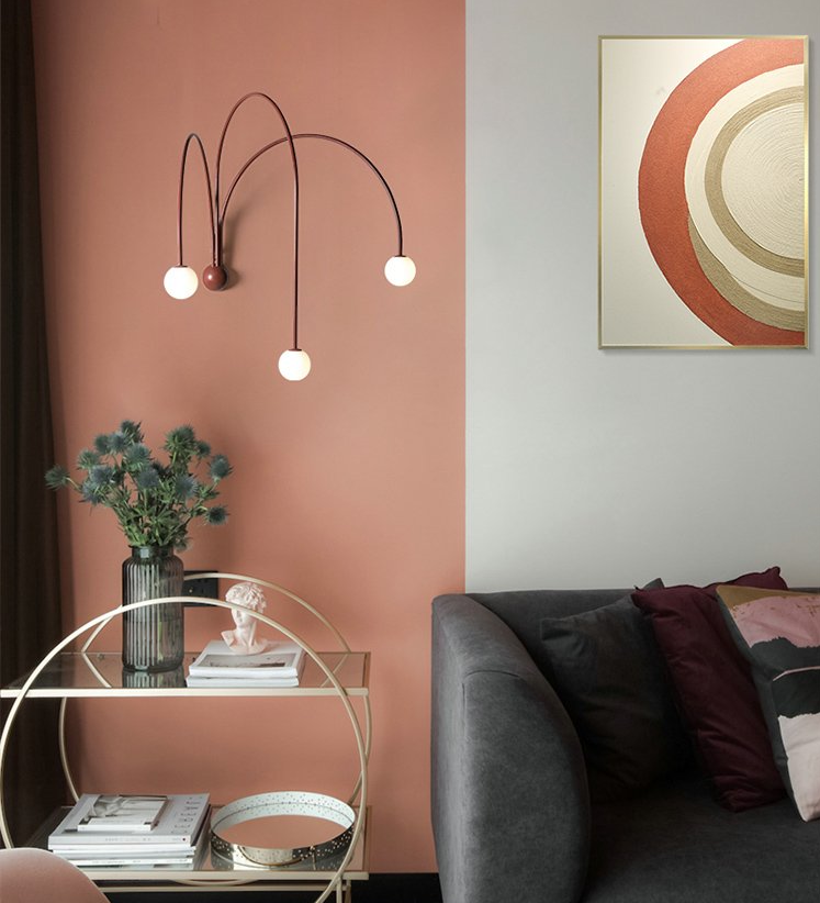 Metal Arches Wall Lamp