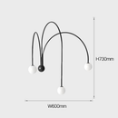 Metal Arches Wall Lamp
