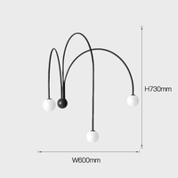 Metal Arches Wall Lamp
