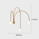 Metal Arches Wall Lamp