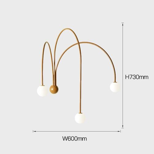 Metal Arches Wall Lamp