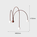 Metal Arches Wall Lamp