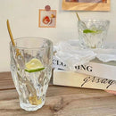 Twisted Transparent Whiskey Drinking Glass 