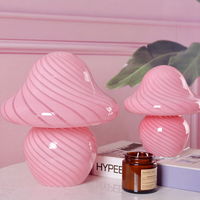 Gala Mushroom Glass LED Table Lamp-Letifly Lights and Decor
