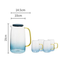Glacial Blue Glass Drinkware-Letifly Lights and Decor