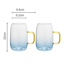 Glacial Blue Glass Drinkware-Letifly Lights and Decor