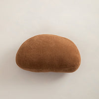 Fleece Stuffed Pillows Ivory Yellow coffee