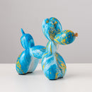 Graffiti Balloon Dog Resin Statue-Letifly Lights and Decor