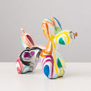 Graffiti Balloon Dog Resin Statue-Letifly Lights and Decor