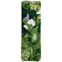 3d Handmade Wool rug Artisanal design hand dyed tufted rug Green Forest Grovedesign