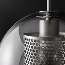 Honeycomb Glass & Metal Pendant Light-Letifly Lights and Decor
