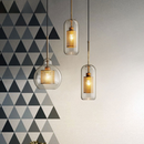 Honeycomb Glass & Metal Pendant Light-Letifly Lights and Decor
