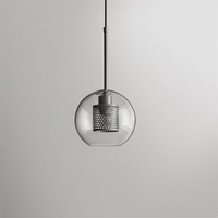 Honeycomb Glass & Metal Pendant Light-Letifly Lights and Decor