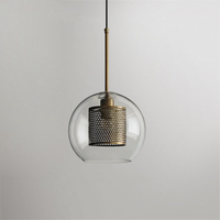 Honeycomb Glass & Metal Pendant Light-Letifly Lights and Decor