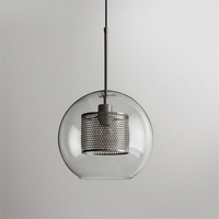 Honeycomb Glass & Metal Pendant Light-Letifly Lights and Decor