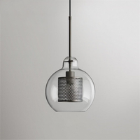 Honeycomb Glass & Metal Pendant Light-Letifly Lights and Decor