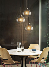 Honeycomb Glass & Metal Pendant Light-Letifly Lights and Decor