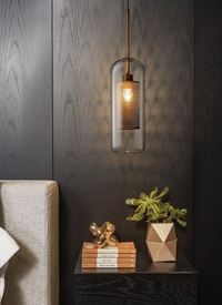 Honeycomb Glass & Metal Pendant Light-Letifly Lights and Decor