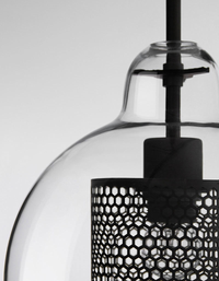 Honeycomb Glass & Metal Pendant Light-Letifly Lights and Decor