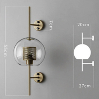 Honeycomb Glass & Metal Sconce Light-Letifly Lights and Decor