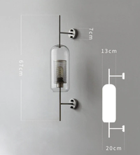 Honeycomb Glass & Metal Sconce Light-Letifly Lights and Decor