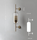 Honeycomb Glass & Metal Sconce Light-Letifly Lights and Decor