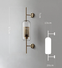 Honeycomb Glass & Metal Sconce Light-Letifly Lights and Decor