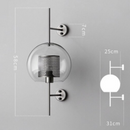 Honeycomb Glass & Metal Sconce Light-Letifly Lights and Decor