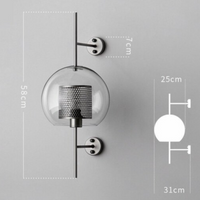 Honeycomb Glass & Metal Sconce Light-Letifly Lights and Decor