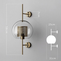 Honeycomb Glass & Metal Sconce Light-Letifly Lights and Decor