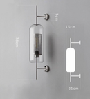 Honeycomb Glass & Metal Sconce Light-Letifly Lights and Decor