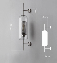 Honeycomb Glass & Metal Sconce Light-Letifly Lights and Decor