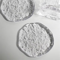 Round Semi-Transparent Melting Ice Design Coaster