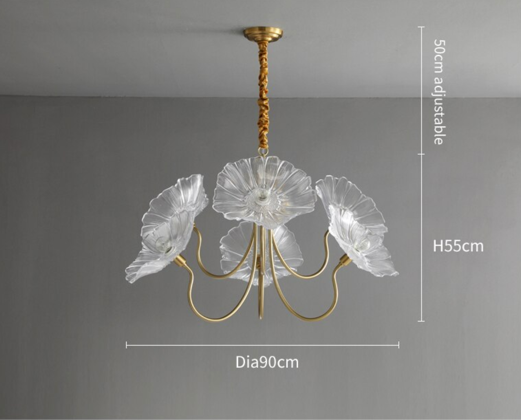 In Bloom LED Chandelier Light-Letifly Lights and Decor