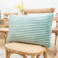 rectangle Jacquard Velvet pastel color pillow cover