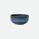 Indigo Stripe Ceramic Porcelain Bowls-Letifly Lights and Decor
