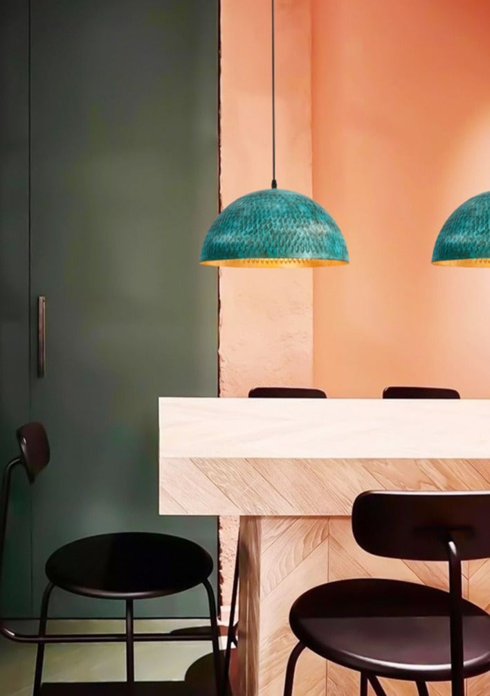 Retro LED Lights Glittery Pendant Lamps