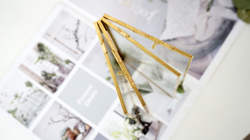 Infinite Double Glass Photo Frame