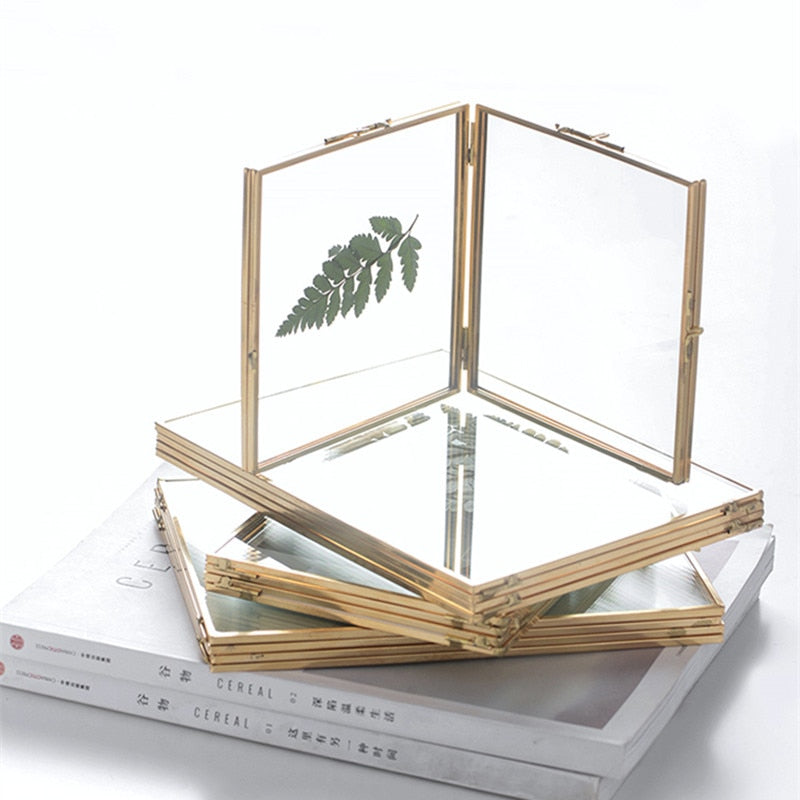 Infinite Double Glass Photo Frame
