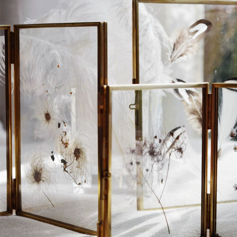 Infinite Double Glass Photo Frame