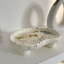 Irregular Resin Storage Tray for Decorative Accent
