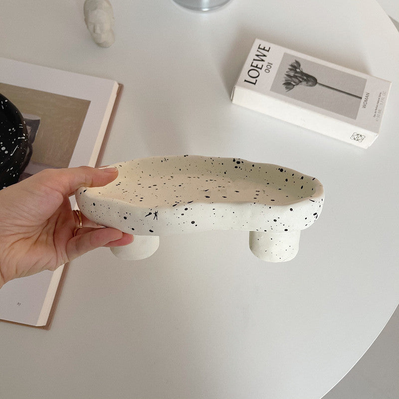 Irregular Resin Storage Tray for Decorative Accent