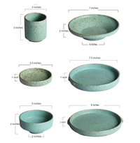Jade Stoneware Ceramic Dinnerware-Letifly Lights and Decor