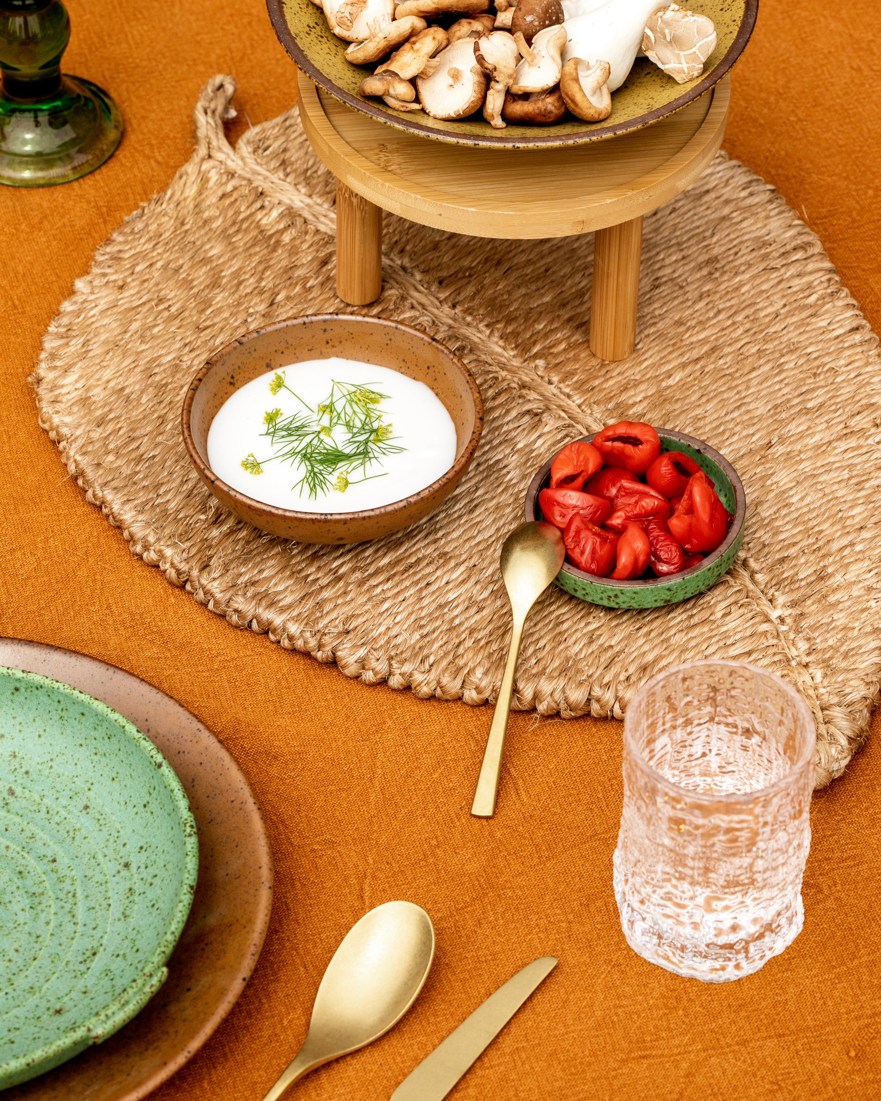 Jade Stoneware Ceramic Dinnerware-Letifly Lights and Decor