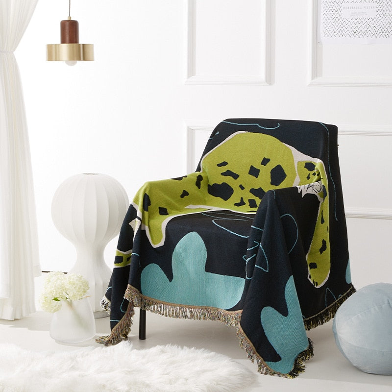 Jade Tiger Tapestry & Throw Blanket-Letifly Lights and Decor