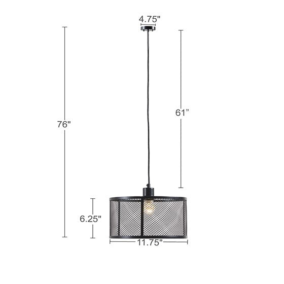Jaxson Metal Mesh Pendant Lamp-Letifly Lights and Decor